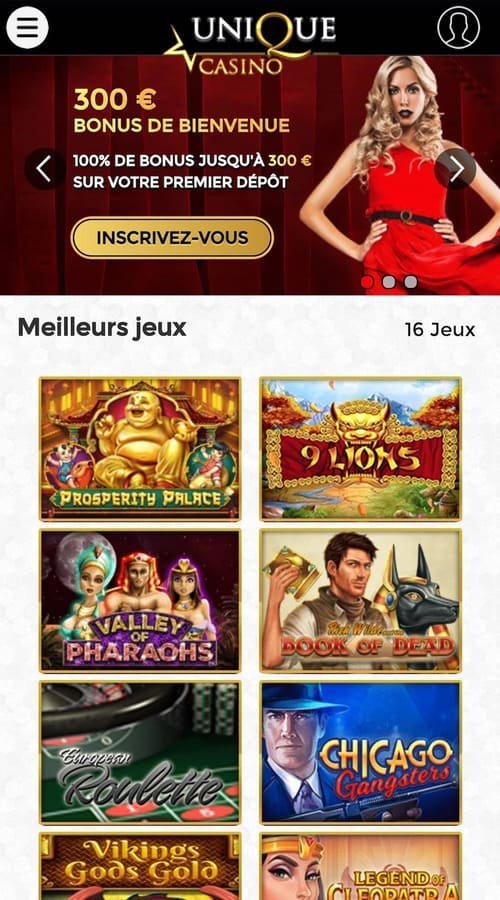 Meilleur unique casino app à France